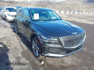 2024 Genesis GV80 with VIN KMUHCESC7RU180109, listed as a IAAI auction lot 41524166 with 4,109 mi miles and . Bid and sale history available at DreamBid. Image 1.
