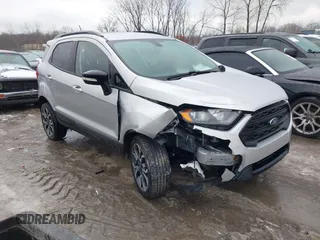 2019 Ford EcoSport SES z VIN MAJ6S3JL5KC310005, wystawiony jako IAAI lot #41547303 z przebiegiem 75 492 mil mil oraz . Historia ofert i sprzedaży dostępna na DreamBid. Obrazek 1.