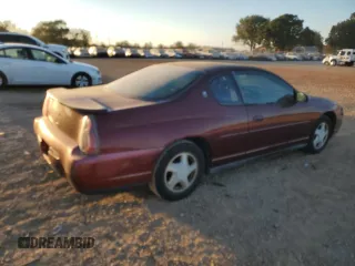 2002 Chevrolet Monte Carlo LS with VIN 2G1WW12E729210295, listed as a Copart auction lot 75434804 with 243,604 mi miles and Clean Title. Bid and sale history available at carsss.com. Image 3.