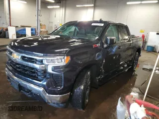 2023 Chevrolet Silverado 1500 LT with VIN 1GCUDDE83PZ320804, listed as a Copart auction lot 87055144 with 62,855 mi miles and Salvage Title. Bid and sale history available at carsss.com. Image 1.