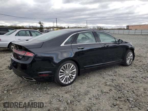 2016 Lincoln MKZ with VIN 3LN6L2JK8GR620159, listed as a Copart auction lot 52767245 with 99,842 mi miles and Salvage Title. Bid and sale history available at DreamBid. Image 3.