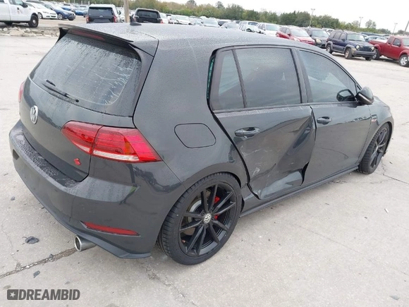 2019 Volkswagen Golf GTI S with VIN 3VW6T7AU0KM005773, listed as a IAAI auction lot 41269980 with 75,534 mi miles. Bid and sale history available at carsss.com. Image 4.