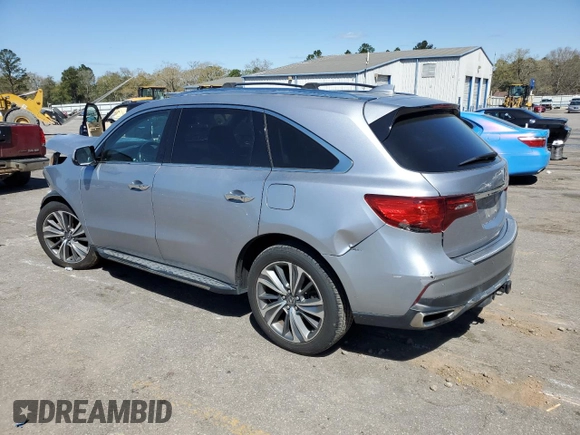 2017 Acura MDX Technology with VIN 5FRYD4H59HB021228, listed as a Copart auction lot 49586175 with 130,688 mi miles and Salvage Title. Bid and sale history available at DreamBid. Image 2.
