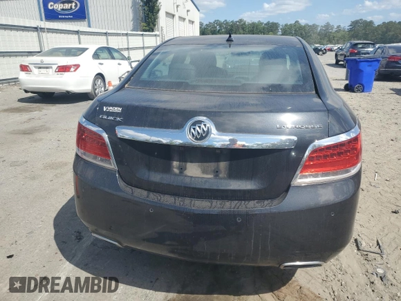 2012 Buick LaCrosse Touring with VIN 1G4GJ5E35CF323193, listed as a Copart auction lot 53535615 with 104,129 mi miles and Salvage title. Bid and sale history available at DreamBid. Image 6.