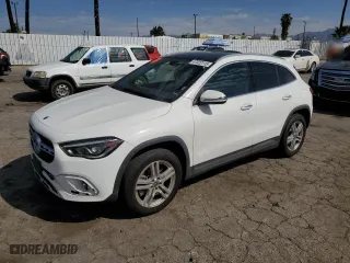 2021 Mercedes-Benz GLA with VIN W1N4N4GB7MJ170107, listed as a Copart auction lot 47322115 with 46,304 mi miles and Salvage Title. Bid and sale history available at carsss.com. Image 1.