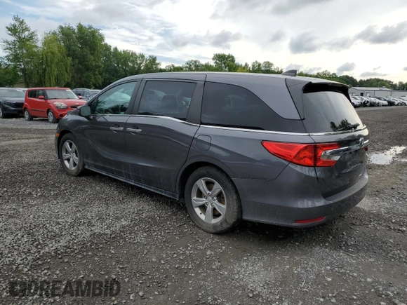2018 Honda Odyssey EX z VIN 5FNRL6H56JB108661, wystawiony jako Copart lot #62807955 z przebiegiem 96 164 mil mil oraz Szkoda całkowita • Salvage title. Historia ofert i sprzedaży dostępna na DreamBid. Obrazek 2.