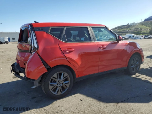 2021 Kia Soul S with VIN KNDJ23AU8M7149643, listed as a Copart auction lot 50228005 with 17,356 mi miles and Salvage Title. Bid and sale history available at carsss.com. Image 3.