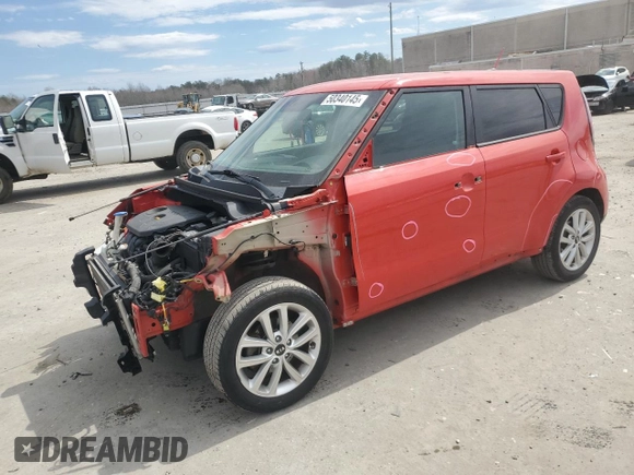 2017 Kia Soul + with VIN KNDJP3A5XH7418337, listed as a Copart auction lot 50340145 with 122,138 mi miles and Salvage Title. Bid and sale history available at carsss.com. Image 1.
