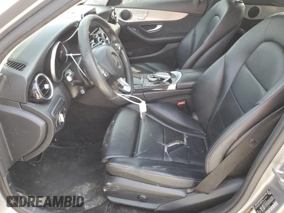 2016 Mercedes-Benz C 300 with VIN 55SWF4JB0GU163094, listed as a Copart auction lot 54800105 with 137,535 mi miles and Clean Title. Bid and sale history available at carsss.com. Image 7.