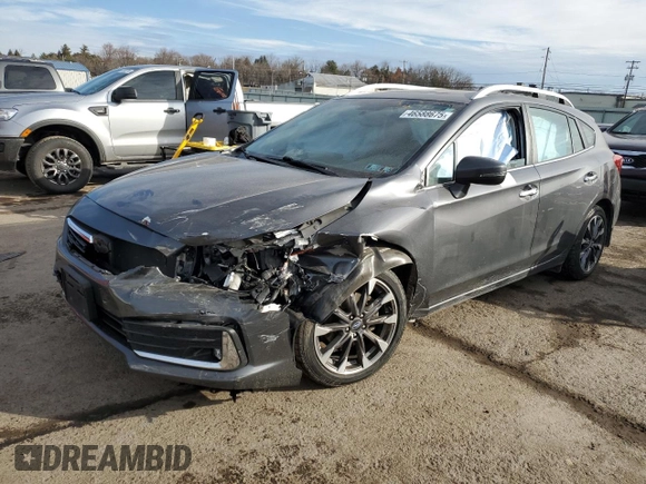 2020 Subaru Impreza Limited z VIN 4S3GTAU60L3729922, wystawiony jako Copart lot #46588675 z przebiegiem Nie podano mil oraz Szkoda całkowita • Salvage title. Historia ofert i sprzedaży dostępna na DreamBid. Obrazek 1.