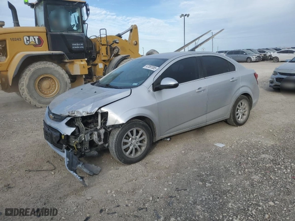 2017 Chevrolet Sonic LT with VIN 1G1JD5SHXH4127991, listed as a Copart auction lot 47087085 with 116,918 mi miles and Salvage Title. Bid and sale history available at carsss.com. Image 1.