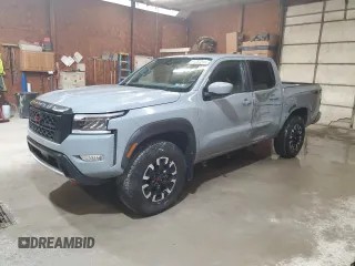 2024 Nissan Frontier SV with VIN 1N6ED1EK4RN620101, listed as a Copart auction lot 61064595 with 11,929 mi miles and Salvage title. Bid and sale history available at DreamBid. Image 1.