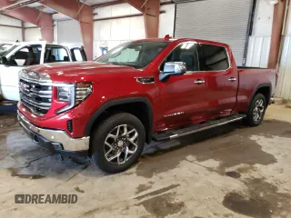 2025 GMC Sierra 1500 SLT z VIN 3GTUUDELXSG248884, wystawiony jako Copart lot #56523085 z przebiegiem Nie podano mil oraz Czysty tytuł • Clean title. Historia ofert i sprzedaży dostępna na DreamBid. Obrazek 1.
