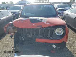 2016 Jeep Renegade Trailhawk with VIN ZACCJBCT5GPD16946, listed as a Copart auction lot 58856285 with Not provided miles and Salvage title. Bid and sale history available at DreamBid. Image 5.