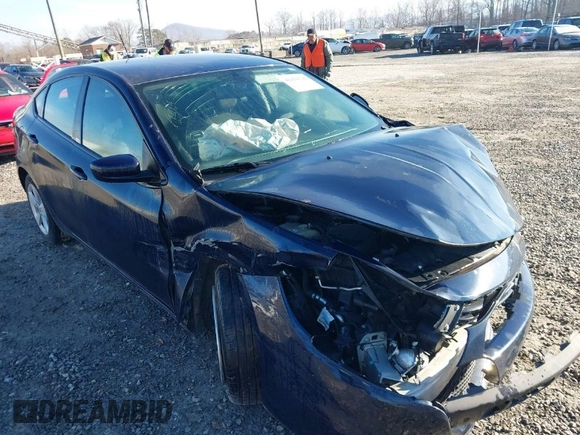 2015 Dodge Dart SXT with VIN 1C3CDFBB5FD251878, listed as a IAAI auction lot 41410794 with 109,617 mi miles. Bid and sale history available at carsss.com. Image 1.