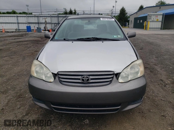 2004 Toyota Corolla CE with VIN 2T1BR32E74C293044, listed as a Copart auction lot 55916395 with Not Provided miles and Clean Title. Bid and sale history available at DreamBid. Image 5.