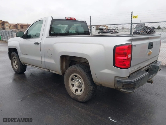 2016 Chevrolet Silverado 1500 Work Truck with VIN 1GCNCNECXGZ420657, listed as a IAAI auction lot 41547521 with 292,893 mi miles. Bid and sale history available at carsss.com. Image 3.