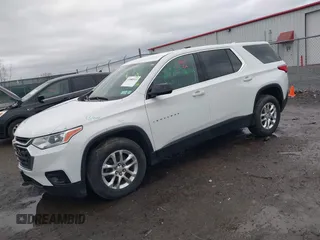 2020 Chevrolet Traverse LS with VIN 1GNEVFKW6LJ170509, listed as a IAAI auction lot 41880533 with 117,850 mi miles. Bid and sale history available at carsss.com. Image 2.