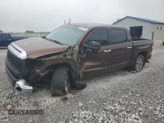 2017 Toyota Tundra Platinum with VIN 5TFAY5F10HX606671, listed as a Copart auction lot 58324935 with 137,112 mi miles and Salvage title. Bid and sale history available at DreamBid. Image 1.