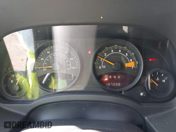 2014 Jeep Patriot Sport with VIN 1C4NJPBBXED911558, listed as a IAAI auction lot 42066449 with 107,208 mi miles. Bid and sale history available at carsss.com. Image 7.