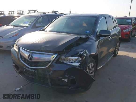 2014 Acura MDX Tech Pkg with VIN 5FRYD4H48EB007419, listed as a IAAI auction lot 42014202 with 1 mi miles. Bid and sale history available at carsss.com. Image 20.