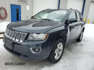 2015 Jeep Compass Latitude with VIN 1C4NJDEB2FD293082, listed as a Copart auction lot 45030955 with 147,275 mi miles and Salvage Title. Bid and sale history available at carsss.com. Image 1.