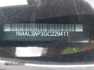 2016 Nissan Altima SV with VIN 1N4AL3AP3GC229411, listed as a IAAI auction lot 39734206 with 109,105 mi miles and . Bid and sale history available at DreamBid. Image 9.