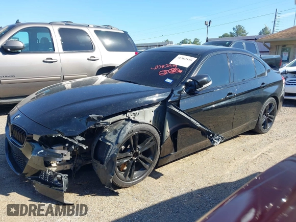 2016 BMW 3 Series 320i with VIN WBA8E1G51GNU11798, listed as a IAAI auction lot 41582559 with 105,866 mi miles and . Bid and sale history available at carsss.com. Image 2.