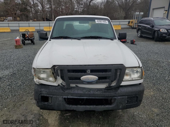 2007 Ford Ranger XL with VIN 1FTYR14U97PA60839, listed as a Copart auction lot 42807495 with 162,078 mi miles and Salvage Title. Bid and sale history available at carsss.com. Image 5.