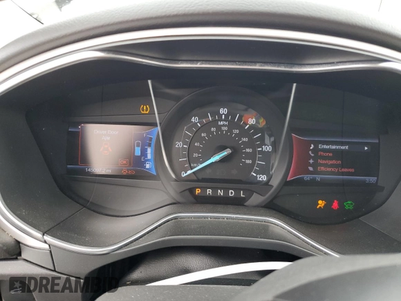 2013 Ford Fusion SE Hybrid with VIN 3FA6P0LU9DR120217, listed as a Copart auction lot 48185895 with 145,097 mi miles and Salvage Title. Bid and sale history available at DreamBid. Image 9.