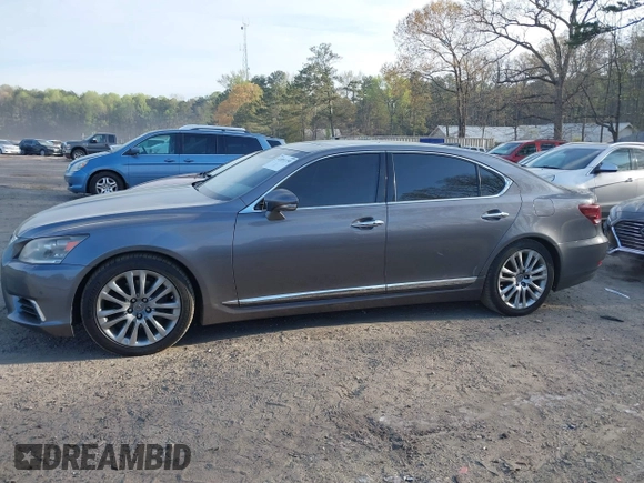 2013 Lexus LS 460 L with VIN JTHGL1EF8D5050029, listed as a IAAI auction lot 41891150 with 202,315 mi miles. Bid and sale history available at carsss.com. Image 14.