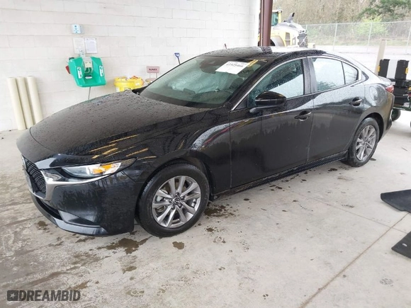 2021 Mazda Mazda3 Sedan 2.5 S with VIN 3MZBPAAL1MM253895, listed as a IAAI auction lot 41925466 with 59,214 mi miles. Bid and sale history available at carsss.com. Image 2.