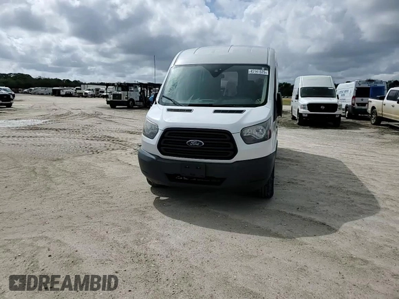 2017 Ford Transit with VIN 1FTYR2CM4HKB14814, listed as a Copart auction lot 45141525 with 143,621 mi miles and Salvage title. Bid and sale history available at DreamBid. Image 12.