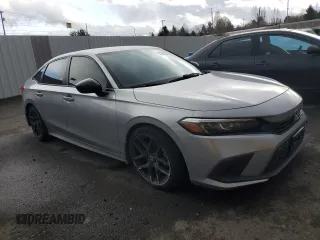 2022 Honda Civic Sport with VIN 2HGFE2F52NH530551, listed as a Copart auction lot 46464455 with 71,564 mi miles and Salvage Title. Bid and sale history available at carsss.com. Image 4.