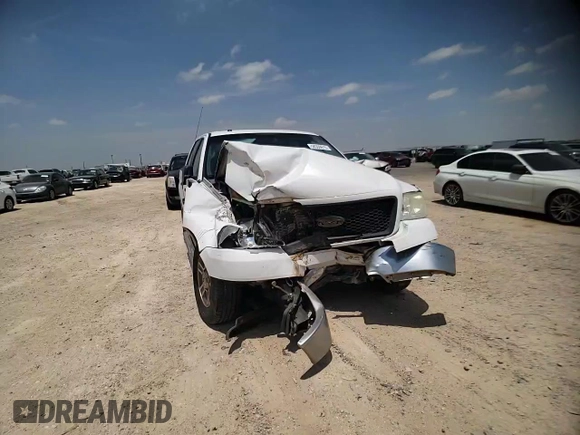 2006 Ford F-150 XLT with VIN 1FTPW12V26KD80614, listed as a Copart auction lot 58308615 with 159,508 mi miles and Salvage title. Bid and sale history available at DreamBid. Image 13.