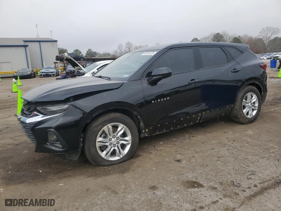 2021 Chevrolet Blazer LT with VIN 3GNKBHRS6MS514592, listed as a Copart auction lot 43615475 with 130,600 mi miles and Salvage Title. Bid and sale history available at carsss.com. Image 1.