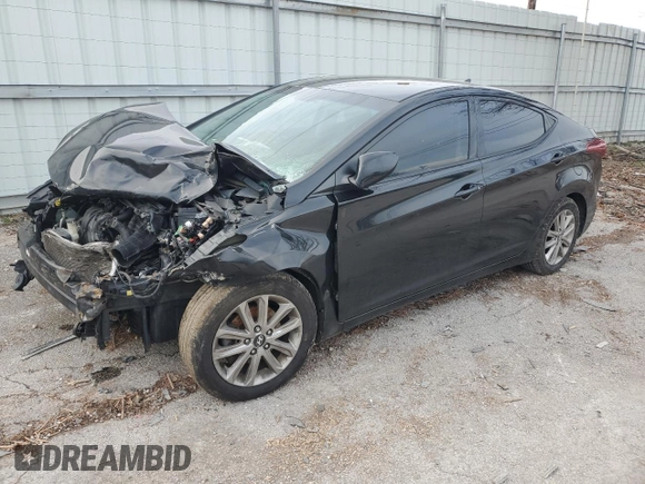 2015 Hyundai Elantra SE z VIN 5NPDH4AE4FH617845, wystawiony jako Copart lot #84423864 z przebiegiem Nie podano mil oraz Nie do naprawy. Historia ofert i sprzedaży dostępna na DreamBid. Obrazek 1.