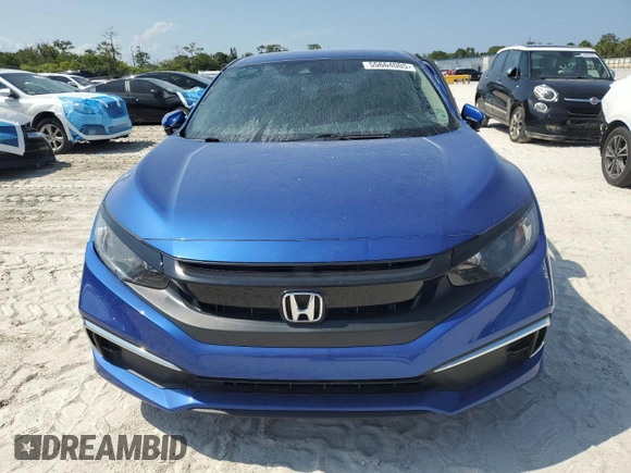 2020 Honda Civic LX with VIN 2HGFC2F69LH575112, listed as a Copart auction lot 55664005 with 33,495 mi miles and Non Repairable. Bid and sale history available at DreamBid. Image 5.