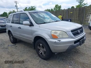 2005 Honda Pilot EX-L with VIN 5FNYF18625B062816, listed as a IAAI auction lot 42221428 with 258,651 mi miles and . Bid and sale history available at DreamBid. Image 1.