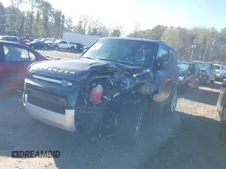2024 Land Rover Defender S with VIN SALEJ6EX4R2350804, listed as a IAAI auction lot 41833273 with 2,105 mi miles and . Bid and sale history available at DreamBid. Image 2.