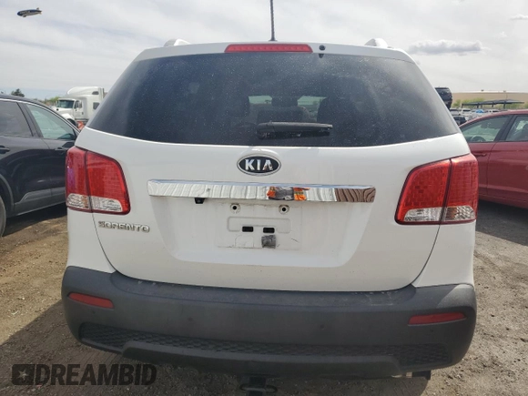 2012 Kia Sorento LX with VIN 5XYKT3A69CG306102, listed as a Copart auction lot 52996225 with 173,640 mi miles and Salvage Title. Bid and sale history available at carsss.com. Image 6.