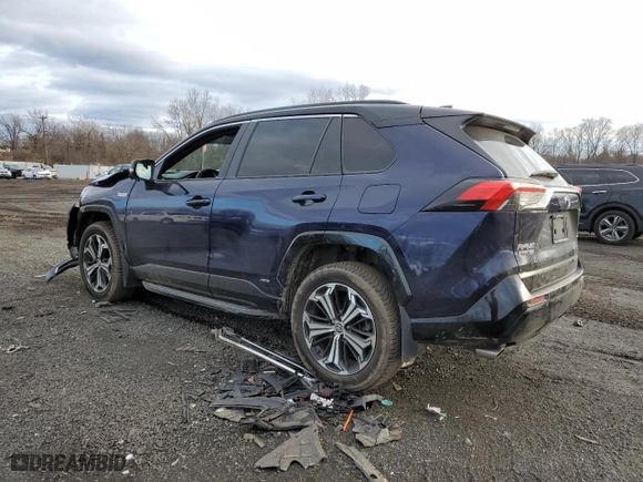 2021 Toyota RAV4 Prime XSE with VIN JTMFB3FV5MD015682, listed as a Copart auction lot 85825944 with 40,606 mi miles and Salvage Title. Bid and sale history available at carsss.com. Image 2.
