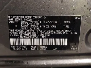 2023 Toyota bZ4X XLE z VIN JTMABACA3PA038951, wystawiony jako IAAI lot #41961433 z przebiegiem 10 261 mil mil oraz . Historia ofert i sprzedaży dostępna na DreamBid. Obrazek 9.