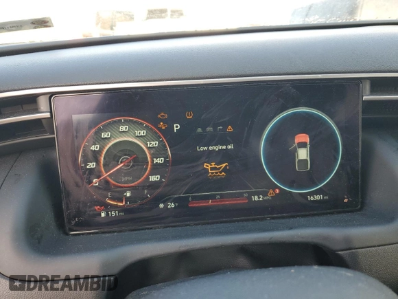 2023 Hyundai Santa Cruz SEL Premium z VIN 5NTJDDAF8PH051960, wystawiony jako Copart lot #44901525 z przebiegiem 16 301 mil mil oraz Szkoda całkowita • Salvage title. Historia ofert i sprzedaży dostępna na DreamBid. Obrazek 9.