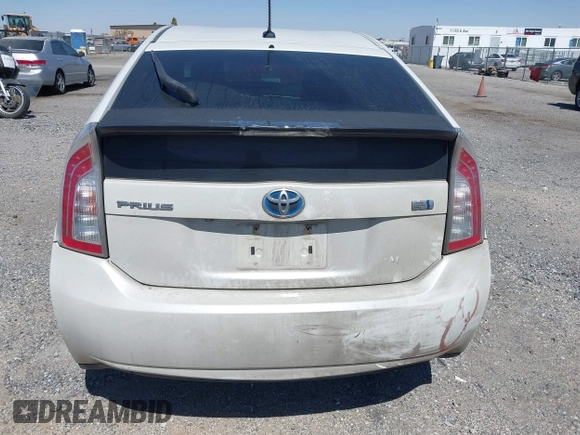 2013 Toyota Prius One with VIN JTDKN3DU7D0340440, listed as a IAAI auction lot 41940223 with 177,542 mi miles. Bid and sale history available at carsss.com. Image 16.
