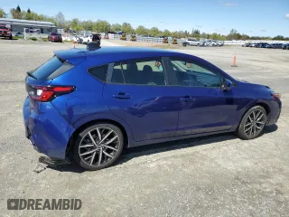 2024 Subaru Impreza Sport with VIN JF1GUAFC2R8230556, listed as a Copart auction lot 51766375 with 17,973 mi miles and Salvage Title. Bid and sale history available at carsss.com. Image 3.