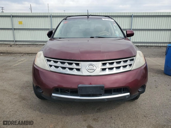 2007 Nissan Murano S with VIN JN8AZ08W77W661085, listed as a Copart auction lot 50158675 with 127,752 mi miles and Clean Title. Bid and sale history available at carsss.com. Image 5.