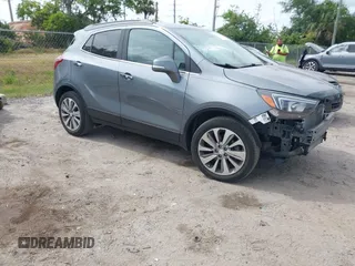 2019 Buick Encore Preferred with VIN KL4CJASB0KB858150, listed as a IAAI auction lot 42054631 with 43,624 mi miles. Bid and sale history available at carsss.com. Image 1.