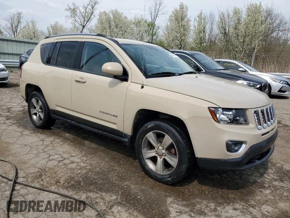 2016 Jeep Compass High Altitude Edition with VIN 1C4NJDEB9GD764730, listed as a Copart auction lot 54743435 with 124,085 mi miles and Clean Title. Bid and sale history available at carsss.com. Image 4.