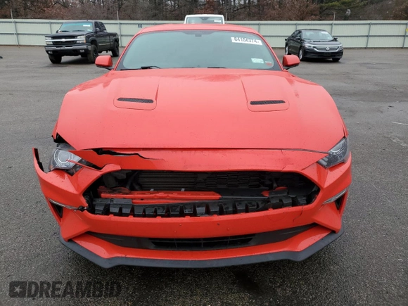 2018 Ford Mustang EcoBoost z VIN 1FA6P8TH7J5160800, wystawiony jako Copart lot #84104374 z przebiegiem 41 983 mil mil oraz Nie do naprawy • Non repairable. Historia ofert i sprzedaży dostępna na DreamBid. Obrazek 5.